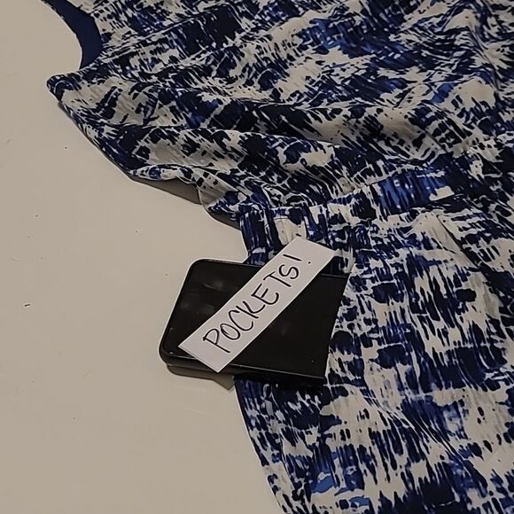 TRAVEL PERFECT WRINKLE RESISTANT JUMPSUIT W/ POCKETS VINCE CAMUTO 2 4 6 SMALL - Picture 7 of 9